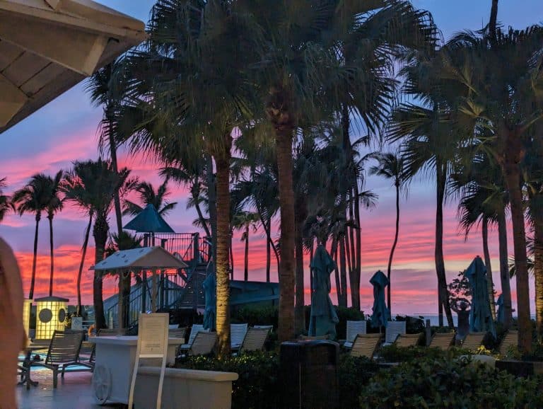 Sunset over Fort Lauderdale, Florida